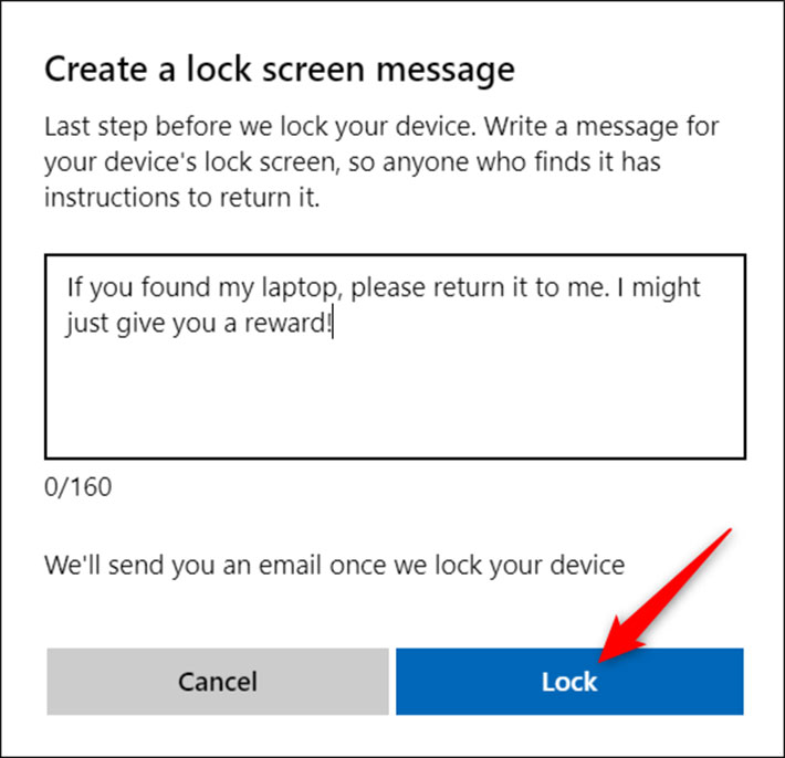Cách khóa PC Windows 10 của bạn từ xa - 6